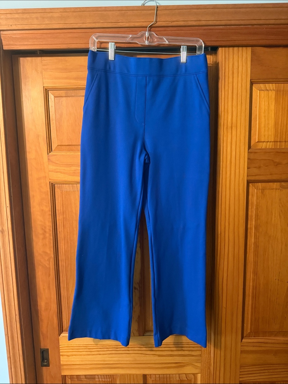 Spanx Pull-On Pants in Cobalt Blue